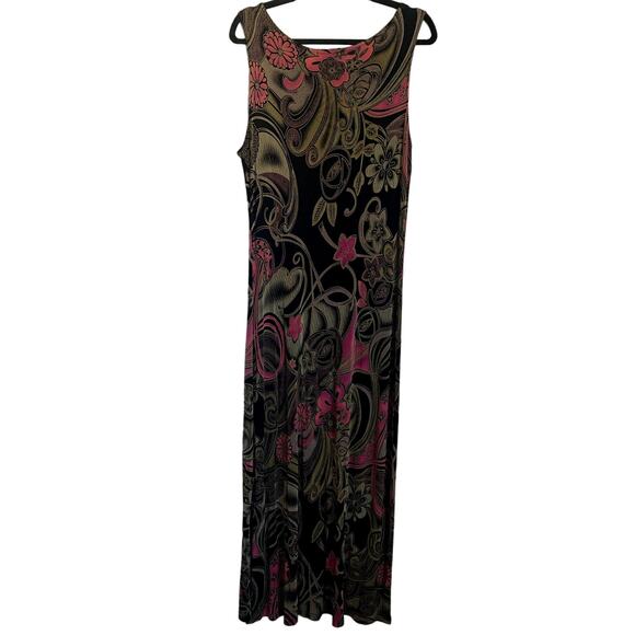 Vintage Y2K Made in Heaven Mesh Floral Maxi Dress - Picture 2 of 8